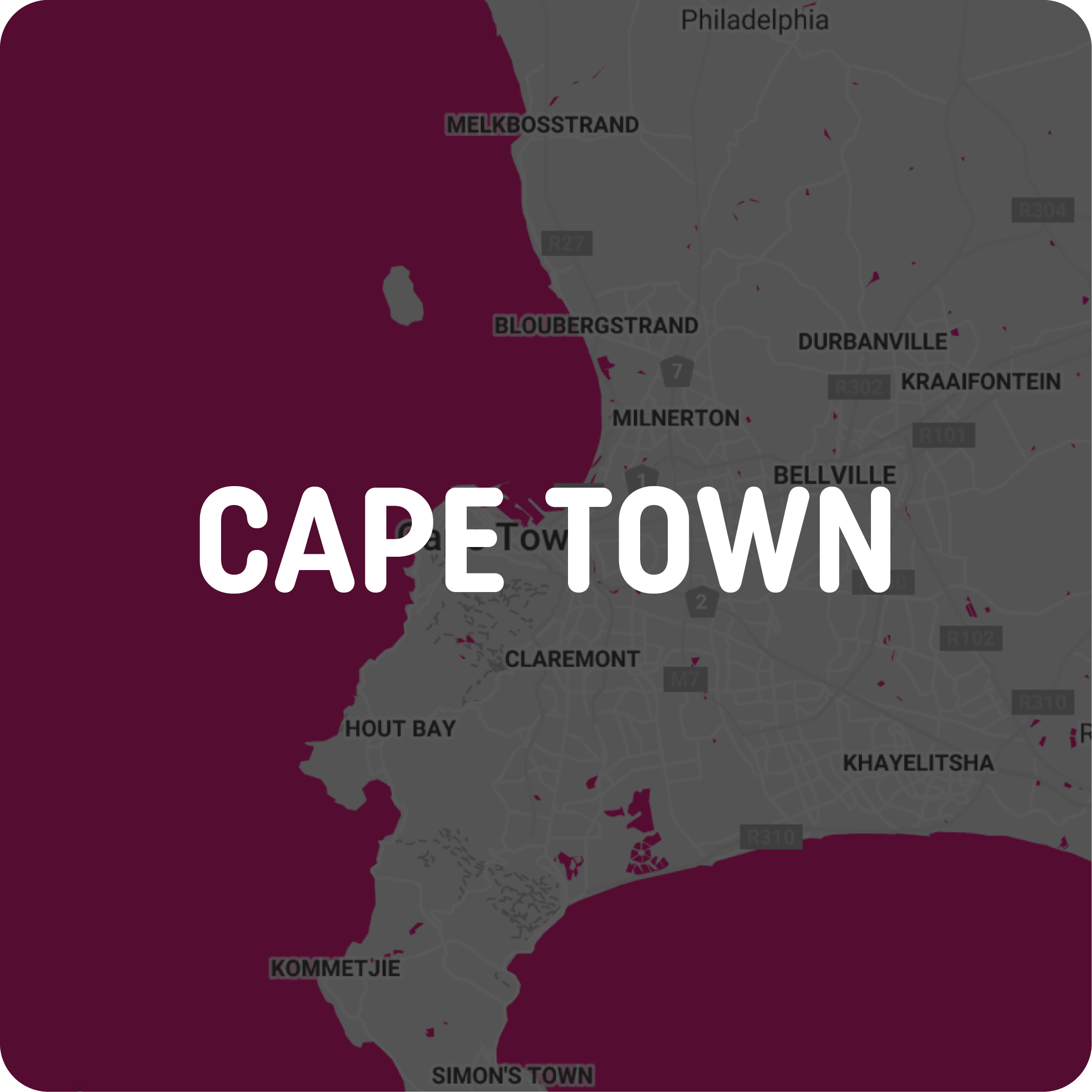 Cape Town - Map