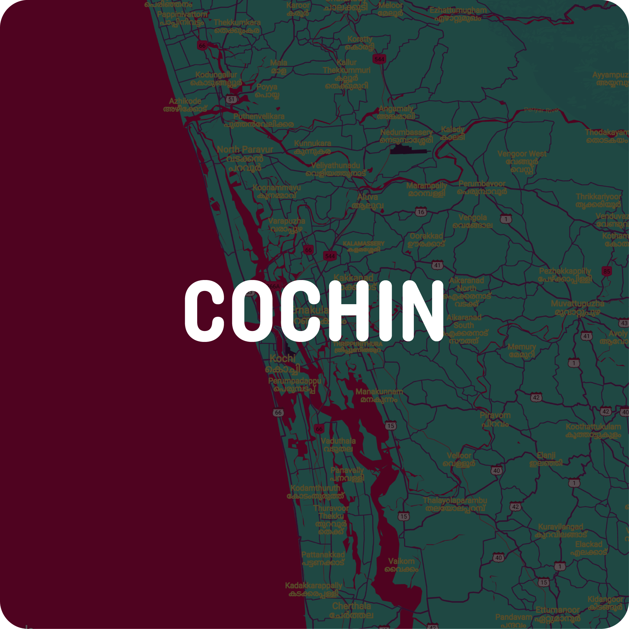 Cochin - Map