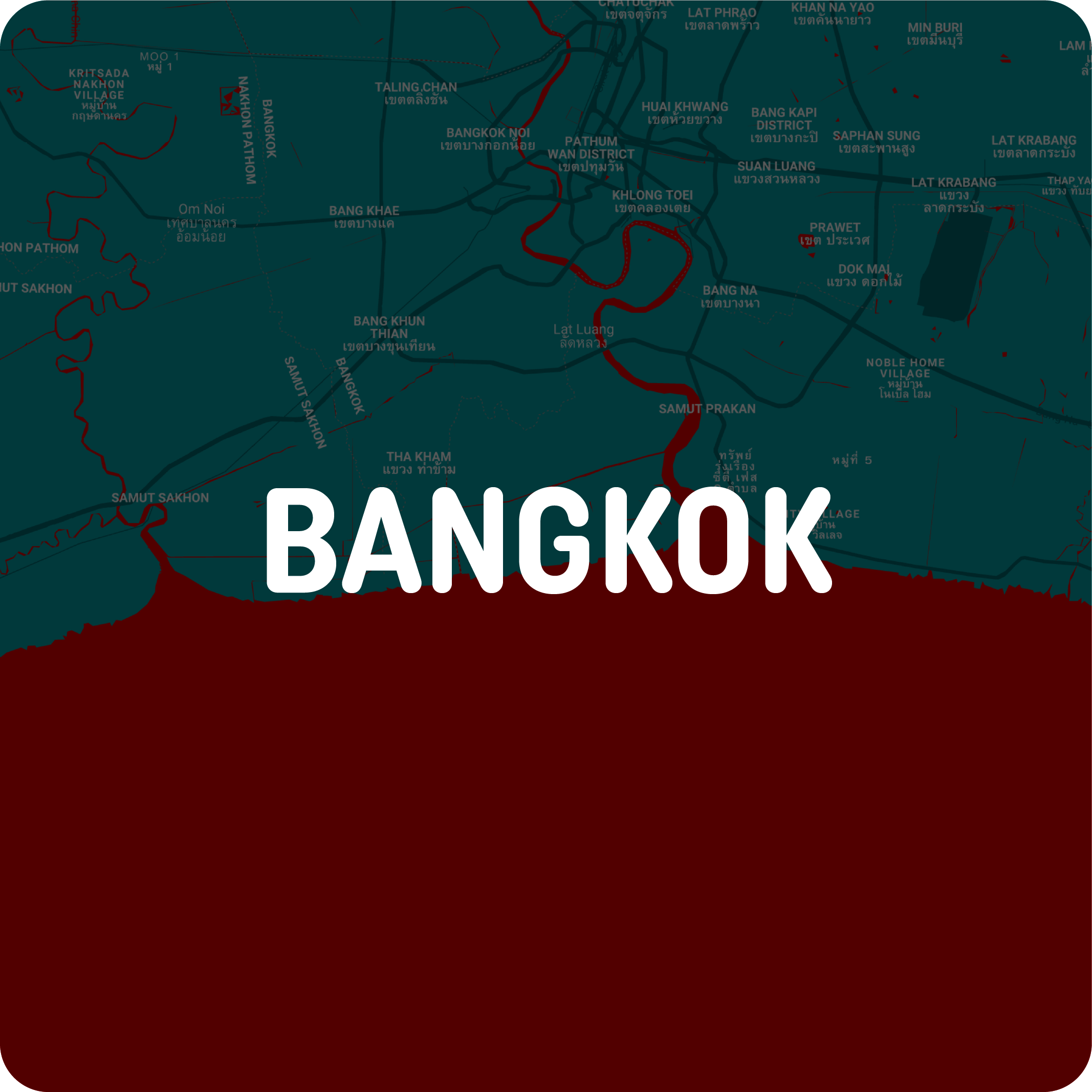 Bangkok -  Map