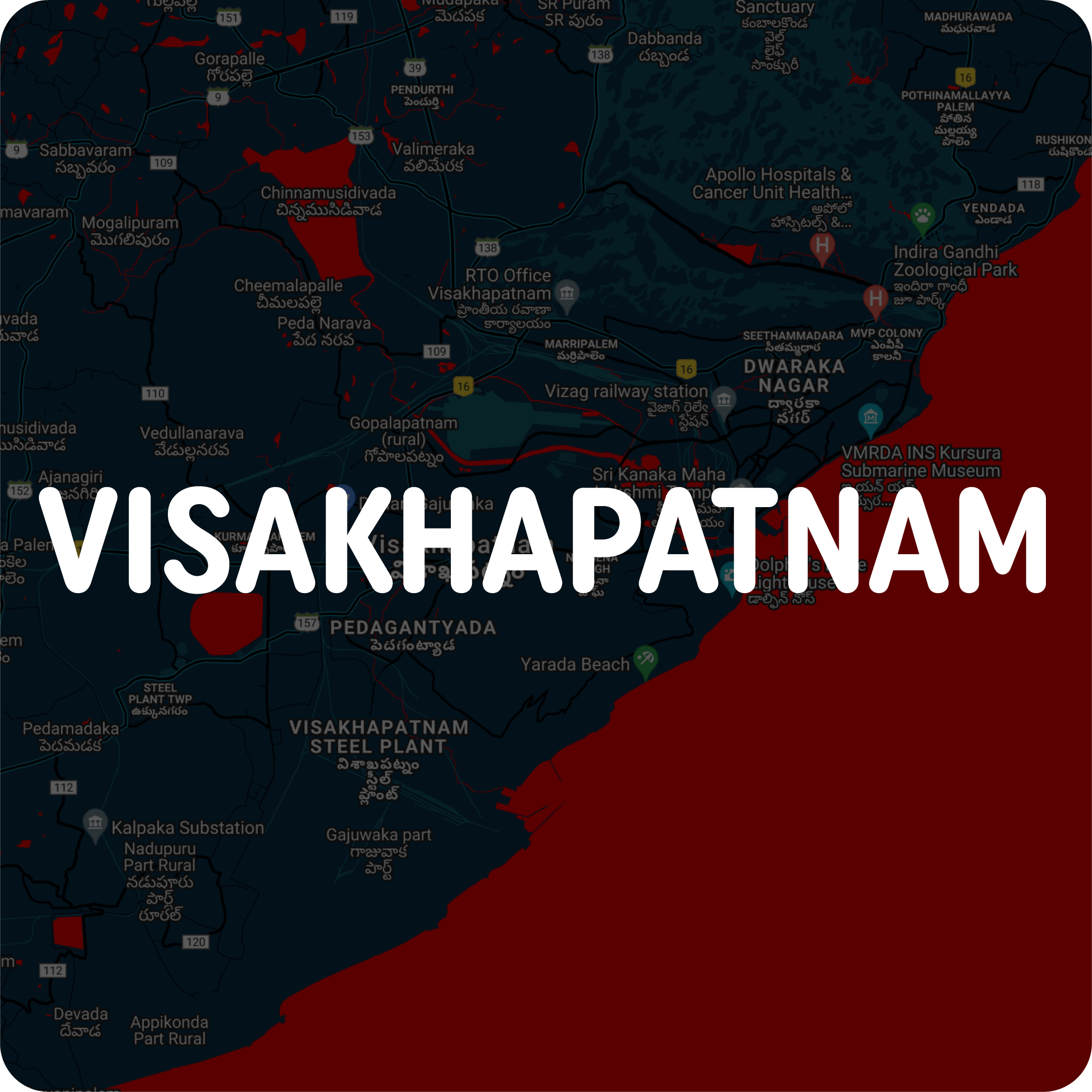 Visakhapatnam - Map