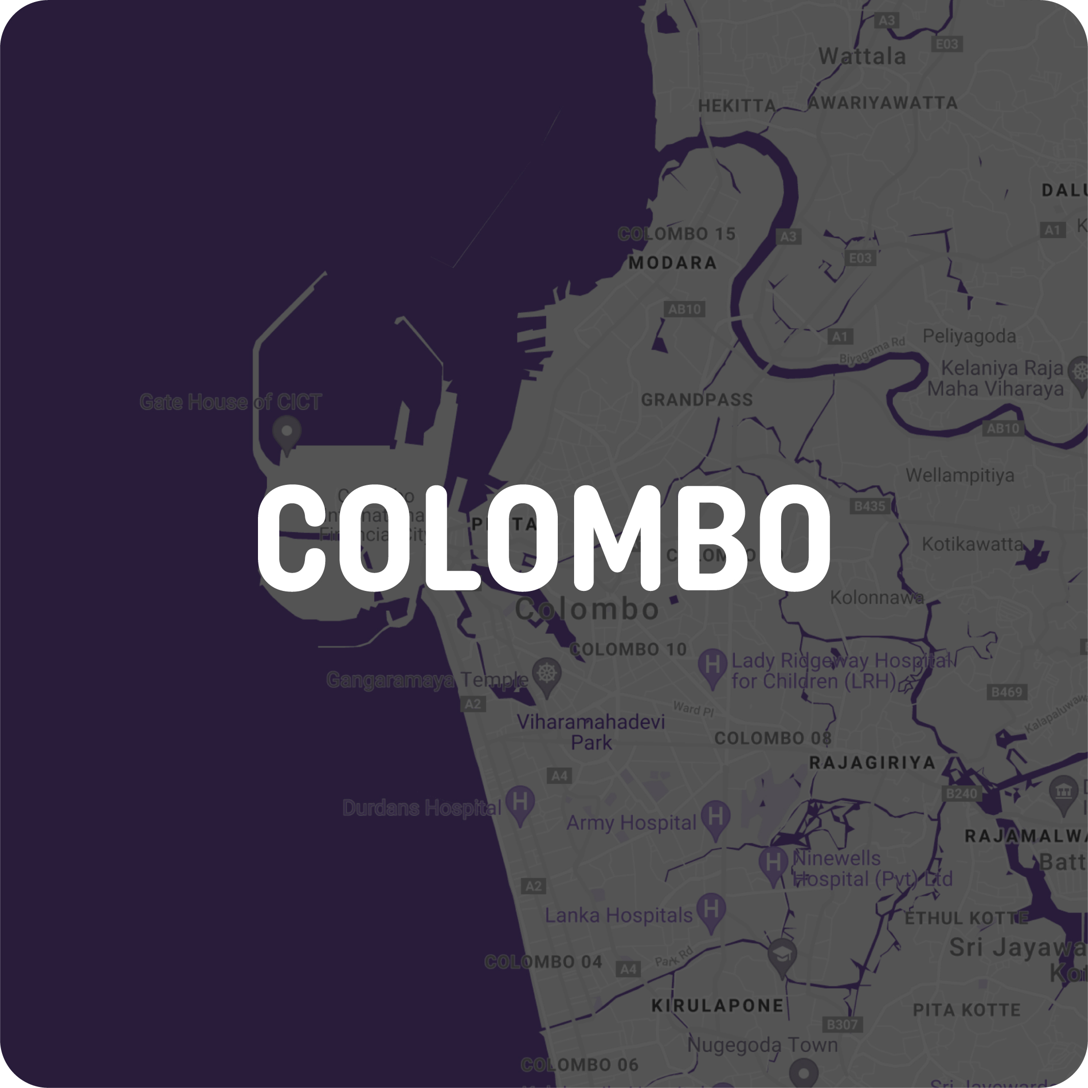 Colombo - Map