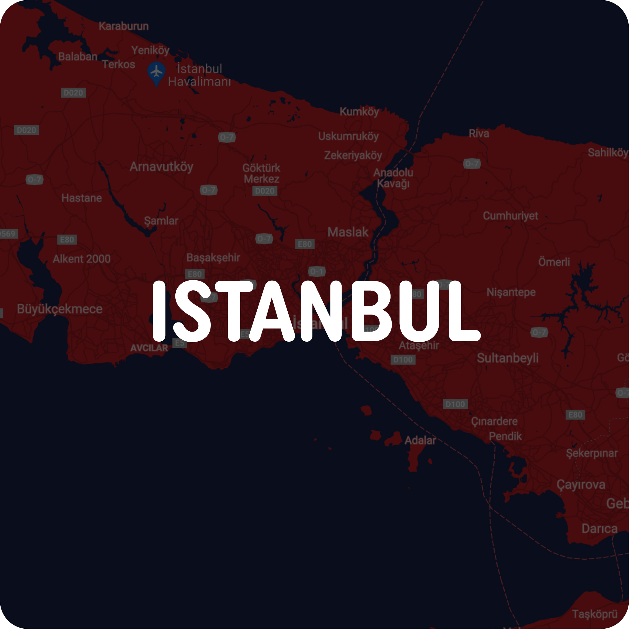 Istanbul - Map