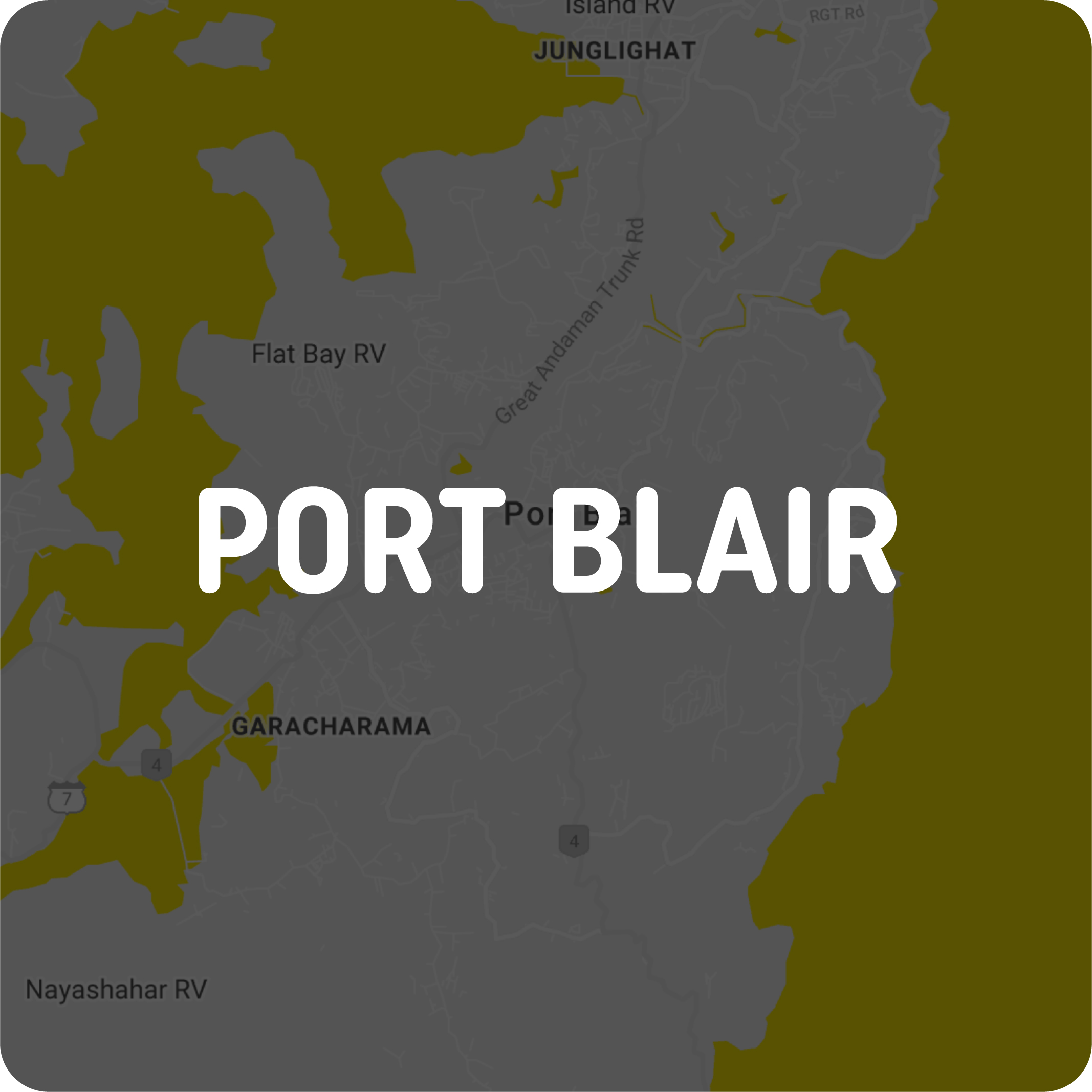 Port Blair - Map