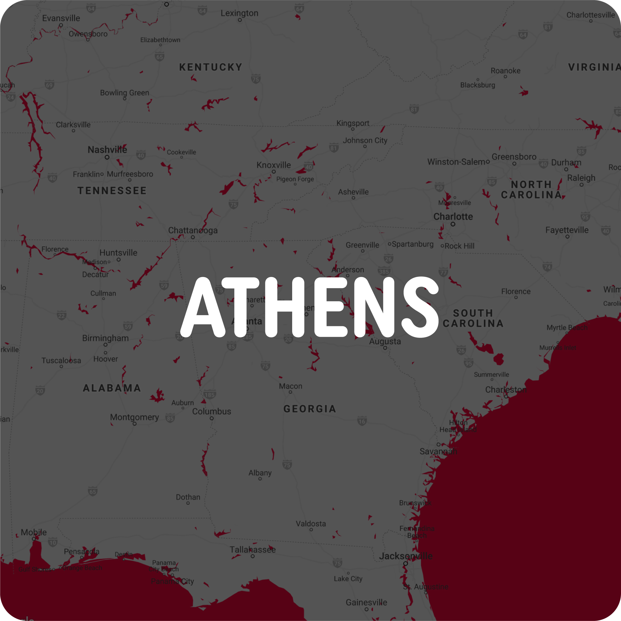Athens - Map