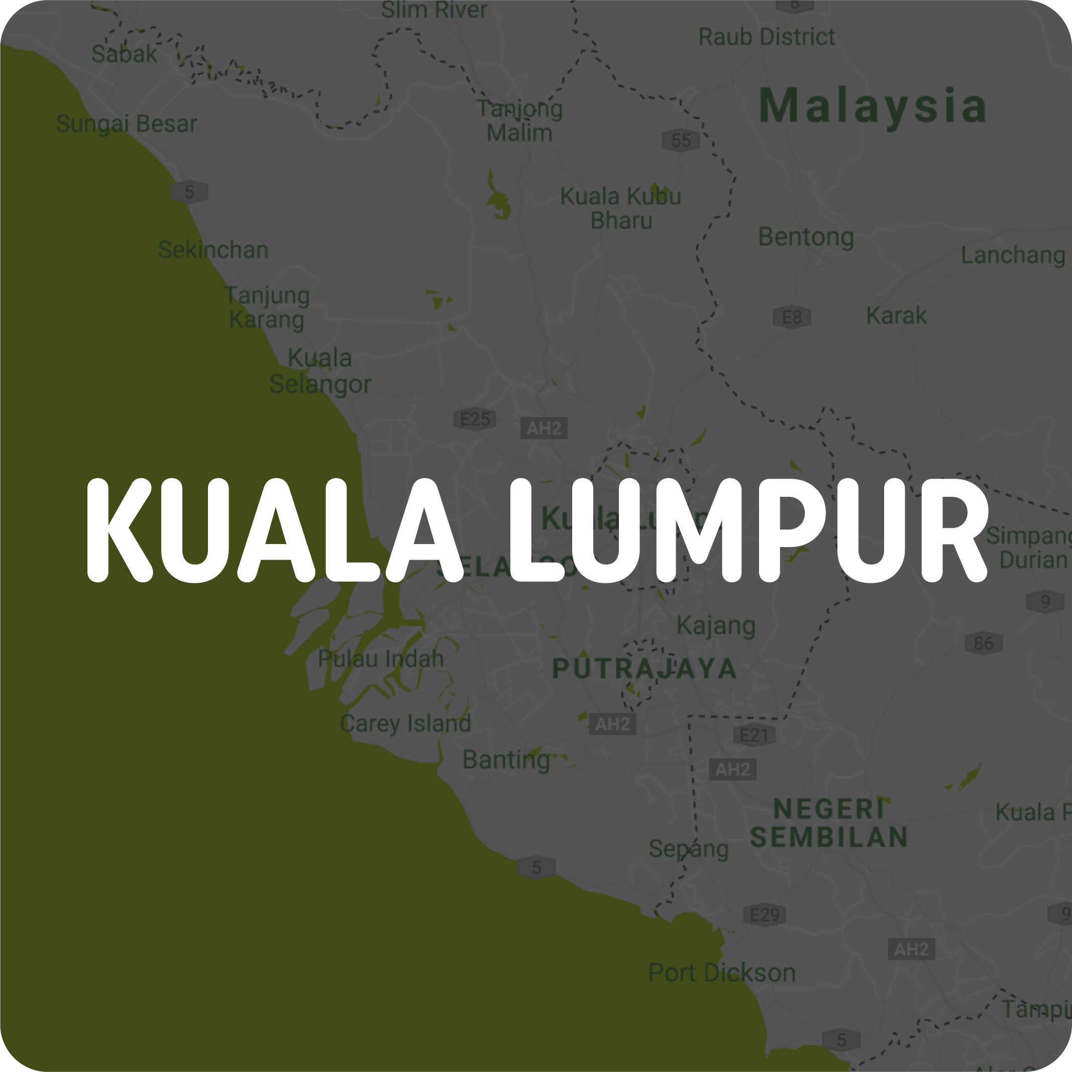 Kuala Lumpur - Map