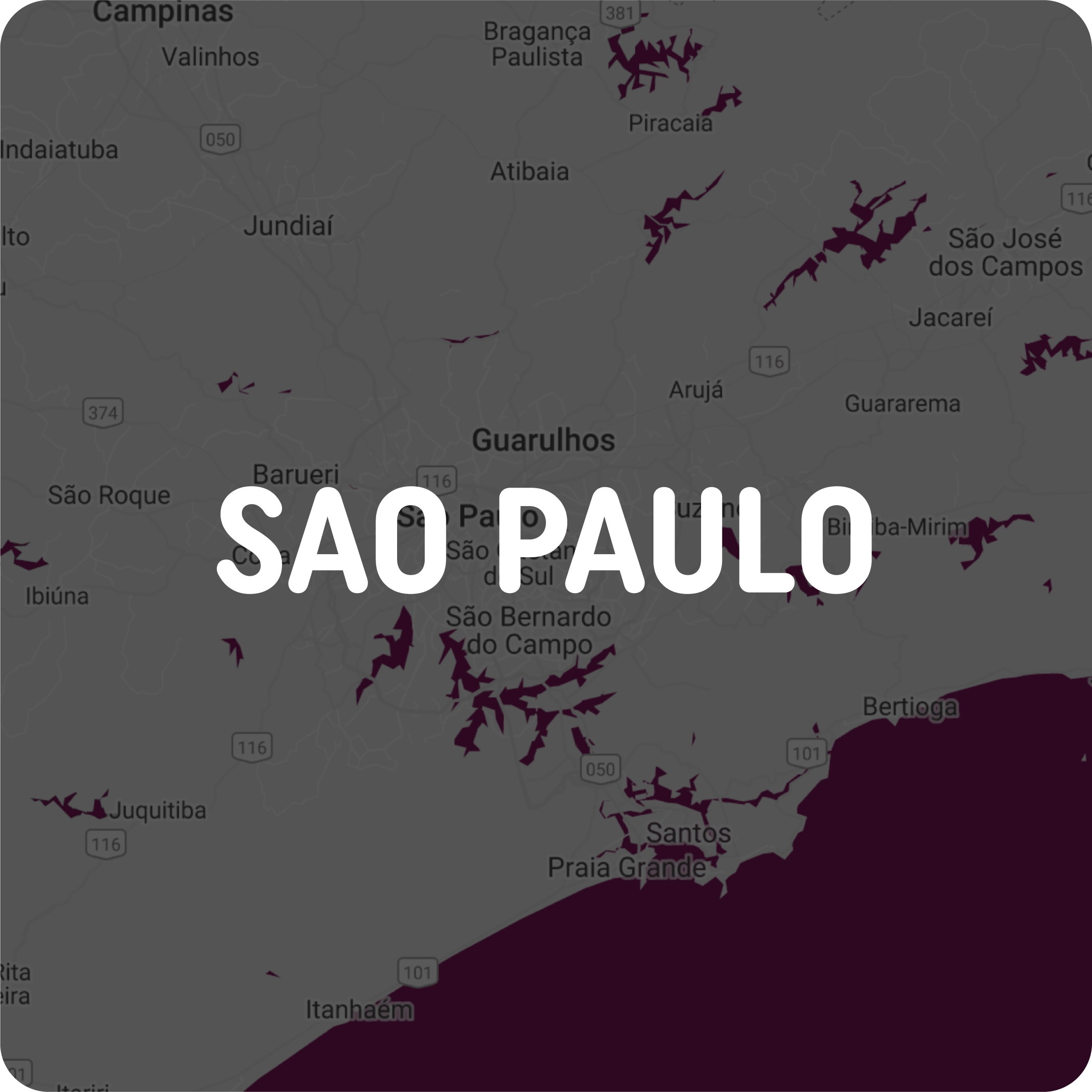 Sao Paulo - Map 
