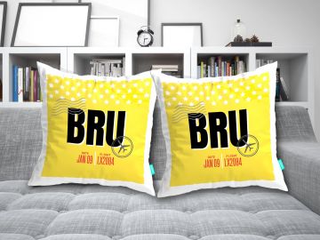 BRUSSELS CUSHION COVERS - PACK OF 2