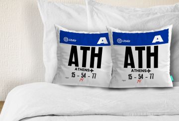 ATHENS CUSHION COVERS - PACK OF 2
