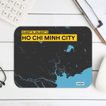 HO CHI MINH-MAP MOUSE PAD
