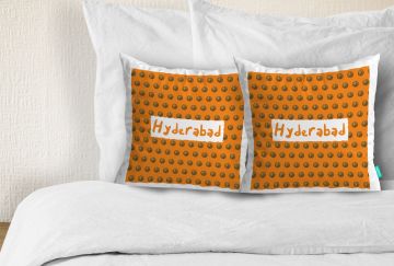 LOVE OF FOOD-HYDERABAD CUSHION COVERS - PACK OF 2