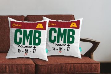 COLOMBO CUSHION COVERS - PACK OF 2 