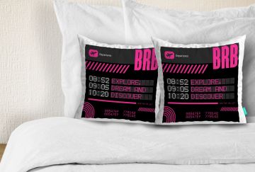 BE RIGHT BACK CUSHION COVERS - PACK OF 2