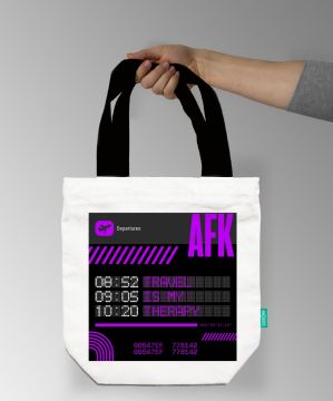 AWAY FROM KEYBOARD TOTE BAG