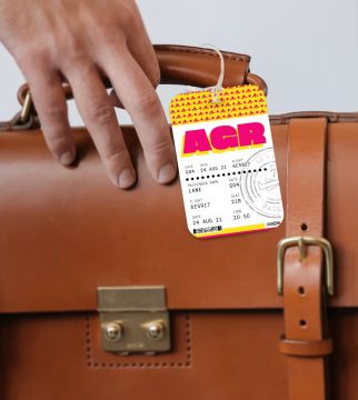 AGRA BAGGAGE TAGS - PACK OF 2