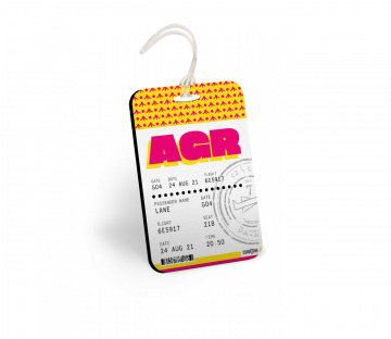 AGRA BAGGAGE TAGS - PACK OF 2