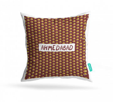 LOVE OF FOOD-AHMEDABAD CUSHION COVERS - PACK OF 2