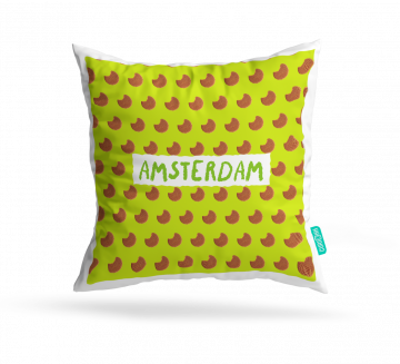LOVE OF FOOD-AMSTERDAM CUSHION COVERS - PACK OF 2