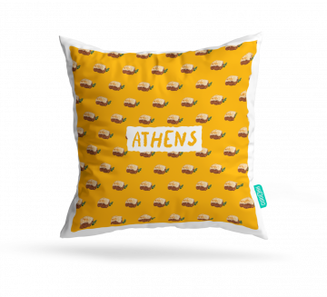 LOVE OF FOOD-ATHENS CUSHION COVERS - PACK OF 2