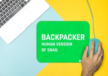 BACKPACKER MOUSE PAD