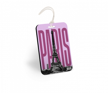 PARIS-EIFFEL TOWER BAGGAGE TAGS - PACK OF 2