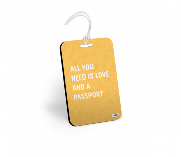 ALL YOU NEED BAGGAGE TAGS - PACK OF 2