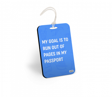 MY PASSPORT BAGGAGE TAGS - PACK OF 2