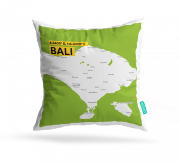 BALI-MAP CUSHION COVERS - PACK OF 2
