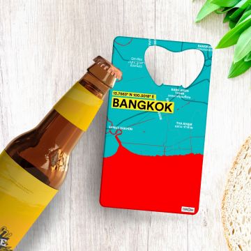 BANGKOK-MAP BOTTLE OPENER
