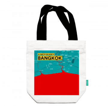 BANGKOK-MAP TOTE BAG