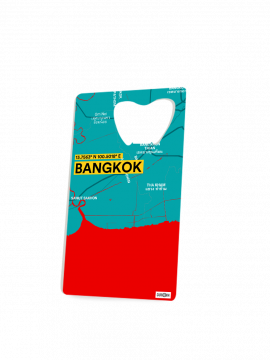 BANGKOK-MAP BOTTLE OPENER