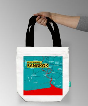 BANGKOK-MAP TOTE BAG