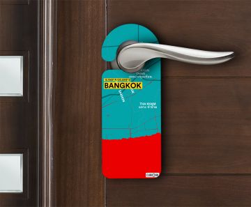BANGKOK-MAP DOOR HANGER