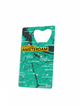 AMSTERDAM-MAP BOTTLE OPENER