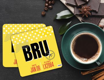BRUSSELS COASTERS - PACK OF 4