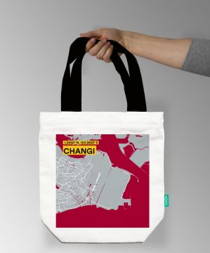 CHANGI-MAP TOTE BAG