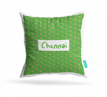 LOVE OF FOOD-CHENNAI CUSHION COVERS - PACK OF 2