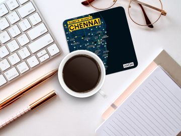 CHENNAI-MAP COASTERS - PACK OF 4