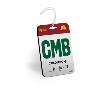 COLOMBO BAGGAGE TAGS - PACK OF 2