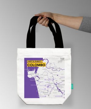 COLOMBO-MAP TOTE BAG