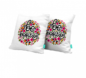 BE POSITIVE CUSHION COVERS - PACK OF 2