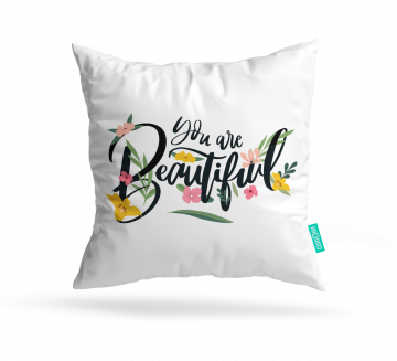 YOU ARE BEAUTIFUL CUSHION COVERS - PACK OF 2