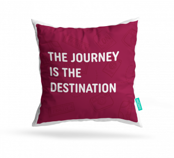 JOURNEY IS THE DESTINATION CUSHION COVERS - PACK OF 2