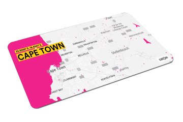 CAPE TOWN-MAP DESK MAT
