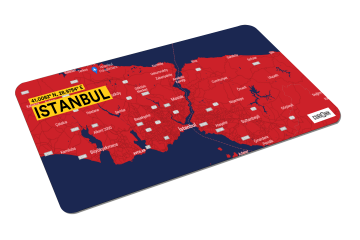 ISTANBUL-MAP DESK MAT
