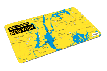 NEW YORK-MAP DESK MAT