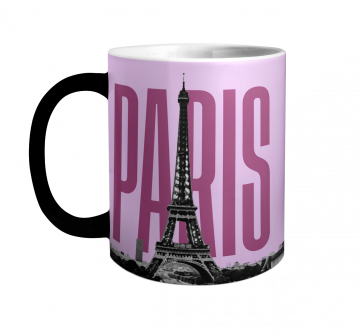 PARIS-EIFFEL TOWER-MAGIC CERAMIC MUG (11OZ)