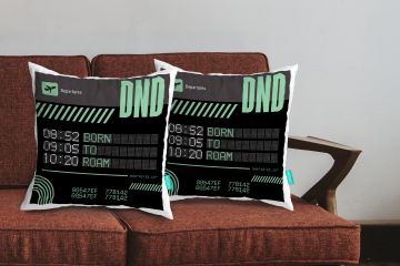 DO NOT DISTURB CUSHION COVERS - PACK OF 2