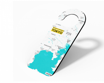 TOKYO-MAP DOOR HANGER