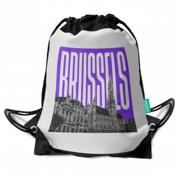 BRUSSELS-THE GRAND PLACE DRAWSTRING BAG