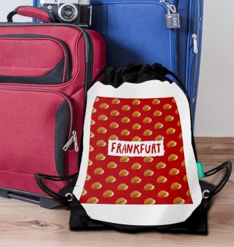 LOVE OF FOOD-FRANKFURT DRAWSTRING BAG